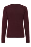 Onlrica Regular Fit Bisiklet Yaka Kadın Kazak 15204279 VİŞNE