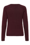 Onlrica Regular Fit Bisiklet Yaka Kadın Kazak 15204279 VİŞNE