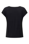 Onlrilla Regular Fit V Yaka Kısa Kollu Kadın T Shirt 15315776 SİYAH