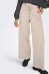 Onlsakura Relaxed Fit Normal Bel Bol Paça Kadın Pantolon 15366882 TAŞ