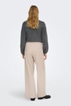 Onlsakura Relaxed Fit Normal Bel Bol Paça Kadın Pantolon 15366882 TAŞ