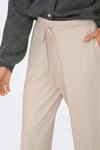 Onlsakura Relaxed Fit Normal Bel Bol Paça Kadın Pantolon 15366882 TAŞ