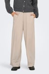 Onlsakura Relaxed Fit Normal Bel Bol Paça Kadın Pantolon 15366882 TAŞ