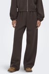 Onlscarlett Regular Fit Normal Bel Geniş Paça Kadın Eşofman Altı 15346400 KOYU KAHVE