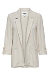 Onlsiesta Keten Karışımlı Loose Fit Blazer Kadın Ceket 15322274 AÇIK BEJ