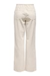 Onlsilla Pamuklu Regular Fit Yüksek Bel Geniş Paça Kadın Pantolon 15364334 TAŞ