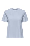Onlsophia Regular Fit Bisiklet Yaka Kadın T Shirt 15368560 MAVİ