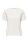 Onlsophia Regular Fit Bisiklet Yaka Kadın T Shirt 15368560 KREM
