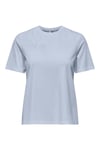 Onlsophia Regular Fit Bisiklet Yaka Kadın T Shirt 15368560 MAVİ