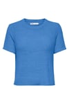 Onlsunny Regular Fit Bisiklet Yaka Örme Kadın Kazak 15254282 MAVİ