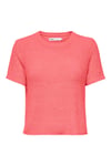 Onlsunny Regular Fit Bisiklet Yaka Örme Kadın Kazak 15254282 MERCAN