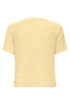 Onlsunny Regular Fit Bisiklet Yaka Örme Kadın Kazak 15254282 SARI