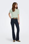 Onlsunny Regular Fit Bisiklet Yaka Örme Kadın Kazak 15254282 AÇIK YEŞİL