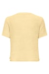 Onlsunny Regular Fit Bisiklet Yaka Örme Kadın Kazak 15254282 SARI