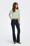 Onlsunny Regular Fit Bisiklet Yaka Örme Kadın Kazak 15254282 AÇIK YEŞİL