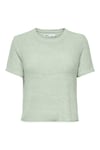 Onlsunny Regular Fit Bisiklet Yaka Örme Kadın Kazak 15254282 AÇIK YEŞİL