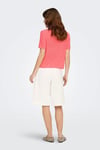 Onlsunny Regular Fit Bisiklet Yaka Örme Kadın Kazak 15254282 MERCAN