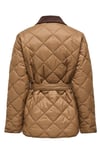 Onltahia Regular Fit Kapitoneli Klasik Yaka Kadın Mont 15373692 KAHVE