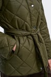 Onltahia Regular Fit Kapitoneli Klasik Yaka Kadın Mont 15373692 Olive