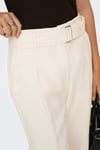 Onltila Loose Fit Yüksel Bel Geniş Paça Kemer Detaylı Kadın Pantolon 15367390 TAŞ