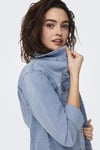 Onlwonder Pamuklu Regular Fit Kadın Kot Ceket 115243147 AÇIK MAVİ