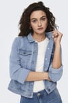 Onlwonder Pamuklu Regular Fit Kadın Kot Ceket 115243147 AÇIK MAVİ
