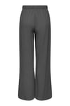 Only Onlagnes Regular Fit Yüksek Bel Geniş Paça Bayan Pantolon 15346910 KOYU GRİ