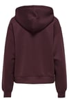 Only Onlalina Regular Fit Kapüşon Yaka Bayan Sweat 15364546 BORDO