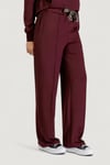 Only Onlalina Regular Fit  Normal Bel Düz Paça Bayan Pantolon 15364554 BORDO