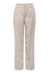 Only Onlaris Straight Fit Normal Bel Düz Paça Kadın Pantolon 15364126 TAŞ