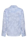 Only Onlastana Desenli % 100 Pamuk Regular Fit Kadın Gömlek 15380458 AÇIK MAVİ