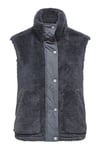 Only Onlbari Regular Fit Dik Yaka Cepli Peluş Bayan Yelek 15358902 ANTRASİT