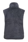 Only Onlbari Regular Fit Dik Yaka Cepli Peluş Bayan Yelek 15358902 ANTRASİT