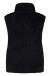 Only Onlbari Regular Fit Dik Yaka Cepli Peluş Bayan Yelek 15358902 SİYAH