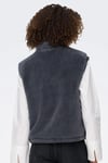 Only Onlbari Regular Fit Dik Yaka Cepli Peluş Bayan Yelek 15358902 ANTRASİT