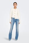 Only Onlblush Flare Fit Düşük Bel Bol Paça Jeans Bayan Kot Pantolon 15315650 MAVİ