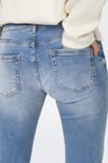 Only Onlblush Flare Fit Düşük Bel Bol Paça Jeans Bayan Kot Pantolon 15315650 MAVİ