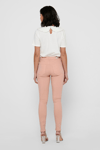 Only Onlblush Pamuklu Skinny Fit Jeans Bayan Kot Pantolon 15183652 PUDRA