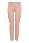 Only Onlblush Pamuklu Skinny Fit Jeans Bayan Kot Pantolon 15183652 PUDRA