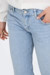 Only Onlbrenda Pamuklu Regular Fit Düşük Bel Geniş Paça Jeans Bayan Kot Pantolon 15361574 AÇIK MAVİ