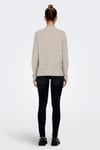 Only Onlcamilla Streç Regular Fit Bisiklet Yaka Örme Bayan Kazak 15277080 TAŞ