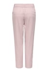 Only Onlcaro-Poptrash Keten Karışımlı Comfort Fit Normal Bel Düz Paça Kadın Pantolon 15278710 PUDRA