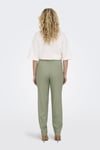 Only Onlcaro-Poptrash Keten Karışımlı Comfort Fit Normal Bel Düz Paça Bayan Pantolon 15278710 ÇAĞLA