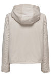 Only Onldahlia Regular Fit Çift Taraflı Kapüşonlu Kısa Bayan Mont 15208777 BEJ