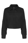 Only Onldiane Regular Fit Püsküllü Kadın Ceket 15354896 SİYAH