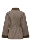 Only Onleja Regular Fit Lastikli Bel Kadife Detaylı Bayan Ceket 15336401 AÇIK KAHVE