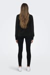 Only Onlella Regular Fit Örme V Yaka Kadın Hırka 15259564 SİYAH