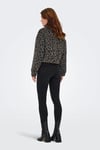 Only Onlemılia Regular Fit Dik Yaka Düğmeli Bayan Ceket 15349082 KAHVE