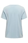 Only Onlfree Baskılı Regular Fit Bisiklet Yaka Bayan T Shirt 15303212 MAVİ