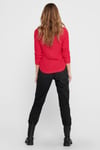 Only Onlgeena Regular Fit Bisiklet Yaka Örme Bayan Kazak 15113356A NAR ÇİÇEĞİ